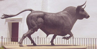 escultura toro ronda
